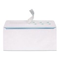 Envelopes & Mailers | Quality Park QUA69112 4.13 in. x 9.5 in. #10 Commercial Flap Redi-Strip Heat-Resistant Closure Redi-Strip Security Tinted Envelope - White (30/Box) image number 1