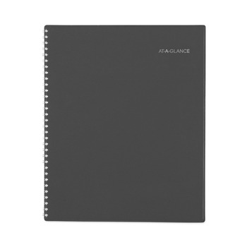 AT-A-GLANCE AYC47045 11 in. x 8.5 in. 12-Month (Jul 2025-Jun 2026) DayMinder Academic Monthly Desktop Planner - Charcoal Cover