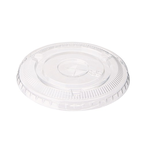 Cups and Lids | Dixie CL912PET Plastic Cold Drink Cup Lids Fits 9 oz. to 12 oz. Cold Cups - Clear (1000/Carton) image number 0