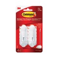 Wall Racks & Hooks | Command 17068ES 3 lbs. Capacity Medium Metal General Purpose Wire Hooks - White (2/Pack) image number 0