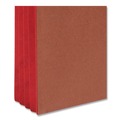File Folders | Smead 73686 3.5 in. Expansion Drop-Front End Tab File Pockets - Redrope/Red/Letter Size (10/Box) image number 3