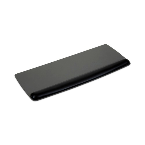 Mouse Pads & Wrist Support | 3M WR422LE 25.5 in. x 10.6 in. Antimicrobial Gel Mouse Pad/Keyboard Wrist Rest Platform - Black/Silver image number 0
