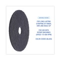 Just Launched | Boardwalk BWK4019BLA 19 in. Diameter Stripping Floor Pads - Black (5/Carton) image number 6