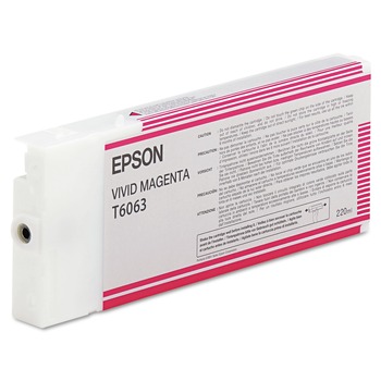 Epson T606300 T606300 (60) Ink - Vivid Magenta