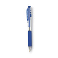 Pens | Pentel K437-C 0.7 mm WOW Medium Retractable Gel Pen - Blue Ink/Clear/Blue Barrel (1-Dozen) image number 0