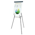 Easels | MasterVision FLX05101MV Telescoping Tripod Display Easel Adjusts 38 in. to 69 in. High - Metal, Black image number 2