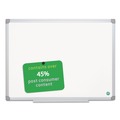 White Boards | MasterVision MA0507790 Gold Ultra 36 in. x 48 in. Aluminum Frame Magnetic Earth Dry Erase Board - White/Silver image number 3