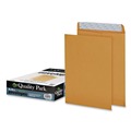 Envelopes & Mailers | Quality Park QUA43562 Redi-Seal 9 in. x 12 in. No. 10-1/2 Cheese Blade Flap Adhesive Closure Catalog Envelope - Brown Kraft (250/Box) image number 3