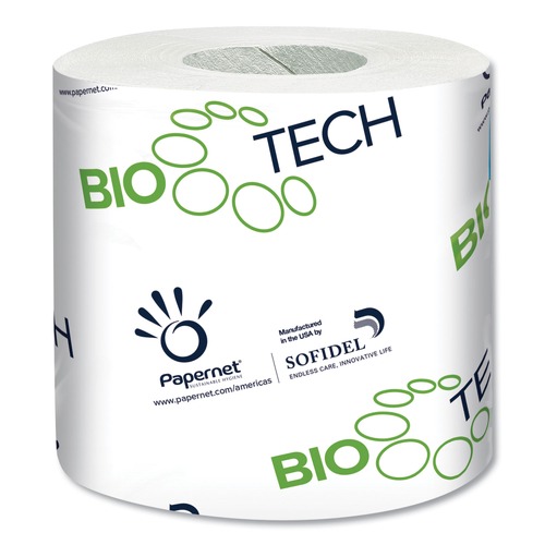 Paper Towels and Napkins | Papernet 415596 2-Ply BioTech Septic Safe Toilet Tissue - White (96/Carton) image number 0