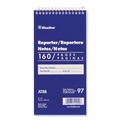 Clearance Center | Blueline AT8B 4 in. x 8 in. Medium/College Rule Reporters Note Pad - Blue Cover/80 White Sheets image number 0