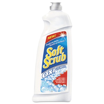 DISH SOAPS | Soft Scrub 23400021963 24 oz. Bottle Oxi Cleanser - Clean Scent (9/Carton)