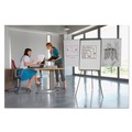 Easels | MasterVision EA2300045 22.5 in. x 42 in. Basic Tripod Melamine Presentation Easel - White/Black image number 6