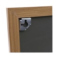 Mailroom Equipment | Universal 43602-UNV 24 in. x 18 in. Cork Board with Oak Style Frame - Tan Surface image number 4