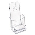 Just Launched | Deflecto 78601 4.38 in. x 4.25 in. x 7.75 in. DocuHolder for Countertop/Wall-Mount with Card Holder - Clear image number 2