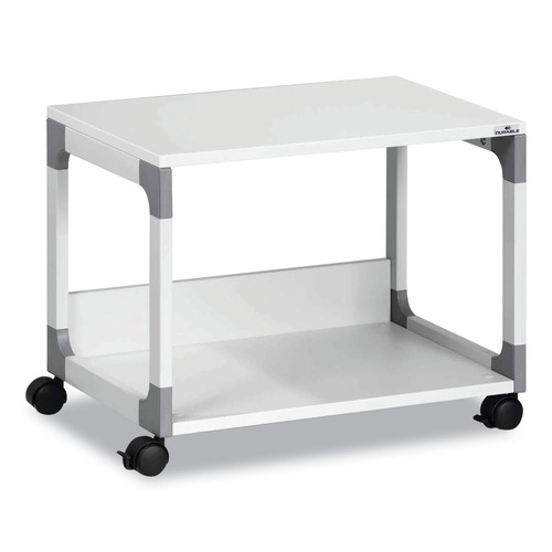 Office Carts & Stands | Durable 371010 System 48 23.6 in. x 18.7 in. x 17 in. 2 Shelves Metal Multi-Function Trolley - Gray image number 0