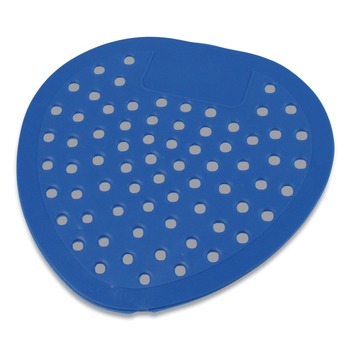 Impact 1402DZ Deluxe Deodorizing Urinal Screen - Bubblegum Scent, Blue (6/Carton)