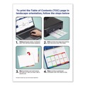 Dividers & Tabs | Avery 11840 5-Tab 1 to 5 11 in. x 8-1/2 in. Contemporary Color Tabs Customizable TOC Ready Index Multicolor Tab Dividers - White (1 Set) image number 5