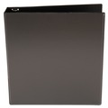 Binders | Universal UNV20971 3 Rings 1.5 in. Capacity Economy Round Ring View 11 in. x 8.5 in. Binder - Black image number 2