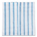Cleaning Cloths | Rubbermaid Commercial HYGEN 2134283 12 x 12 Disposable Microfiber Cleaning Cloths - Blue/White Stripes (600/Carton) image number 0