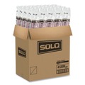 Cups and Lids | SOLO 412SIN-0041 12 oz. Paper Hot Drink Cups in Bistro Design - Maroon (50/Pack) image number 3