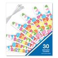 Arts & Crafts Supplies | Carson-Dellosa 101100 14.5 in. x 5.13 in. Birthday Student Crown - Assorted Colors (30/Pack) image number 1