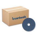 Just Launched | Boardwalk BWK4016BLU 16 in. Diameter Scrubbing Floor Pads - Blue (5/Carton) image number 0
