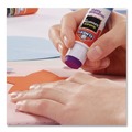 Adhesives & Glues | Elmer's E543 0.24 oz. Washable School Glue Sticks - Applies Purple, Dries Clear (4/Pack) image number 6