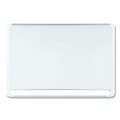 White Boards | MasterVision MVI270205 Gold Ultra 72 in. x 48 in. Magnetic Dry Erase Boards - White Lacquered Steel Surface, White Aluminum Frame image number 1