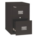 Office Filing Cabinets & Shelves | FireKing 2P1825-CBL Patriot by FireKing 17.75 in. x 25 in. x 27.75 in. Insulated Fire File with 2 Legal/Letter Drawers - Black image number 2