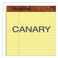 Notebooks & Pads | TOPS 7572 The Legal Pad 8.5 in. x 14 in. Ruled Perforated Pads - Wide/Legal, Canary Yellow (1-Dozen) image number 6