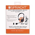Office Electronics & Batteries | Spracht HSUSB1 SPT-HSUSB1 Over-the-Head Monaural Headset image number 1