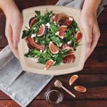 Bowls and Plates | Dart 8PSC1PF ProPlanet Seal 8.25 in. x 8.25 in. Plate Compostable Molded Fiber Dinnerware - Tan (4/Carton) image number 4