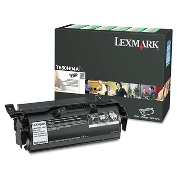 Lexmark T650H04A Return Program 25,000 Page-Yield High-Yield Toner - Black