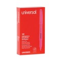 Highlighters | Universal UNV08855 Fluorescent Ink Chisel Tip Pocket Highlighters - Pink (1 Dozen) image number 1