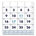 Back to School Sale | House of Doolittle 3646 14-Month: Dec 2025 to Jan 2027 8 in. x 17 in. Vertical Orientation Recycled Three-Month Format Wall Calendar - White Sheets image number 1