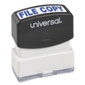 Just Launched | Universal UNV10104 Pre-Inked File Copy Message Stamp - Blue Ink image number 0