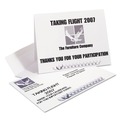 Just Launched | Avery 05315 4.25 in. x 5.5 in. 80 lbs. Laser Note Cards with Matching Envelopes - Uncoated White (60 Cards, 2 Cards/Sheet, 30 Sheets/Pack) image number 2