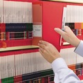 File Folders | Smead 25740 0.75 in. Expansion Heavyweight Colored End Tab 2-Fastener Folders - Letter Size/Red Exterior (50/Box) image number 5