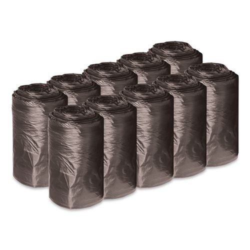Trash & Waste Bins | Boardwalk H4832RKKR01 16 Gallon 0.35 mil 24 in. x 32 in. Perforated Roll Low-Density Waste Can Liners - Black (50 Bags/Roll, 10 Rolls/Carton) image number 0