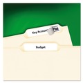 Back to School Sale | Avery 08366 0.66 in. x 3.44 in. Permanent TrueBlock File Folder Labels with Sure Feed Technology - White (30/Sheet, 25 Sheets/Pack) image number 4
