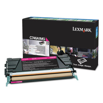 Lexmark C746A1MG C746A1MG 7,000 Page-Yield Return Program Toner - Magenta