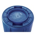 Trash & Waste Bins | Rubbermaid Commercial FG264307BLUE Brute 44 gal Polyethylene Recycling Container - Blue image number 2
