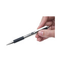 Pens | Zebra 27310 F-301 Bold 1.6 millimeter Retractable Ballpoint Pen - Black Ink/Stainless Steel/Black Barrel (1-Dozen) image number 2