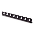 Back to School Sale | GBC 4000068 1/2 in. Diameter 90 Sheet Capacity CombBind Standard Spines - Black (100/Box) image number 1