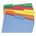 File Folders | Smead 11993 0.75 in. Expansion Reinforced 1/3-Cut Top Tab Colored File Folders - Letter Size/Assorted Colors (100/Box) image number 2