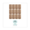 Paper Towels and Napkins | Windsoft WIN108 8 in. x 350 ft. 1-Ply Hardwound Roll Towels - Natural (12 Rolls/Carton) image number 1