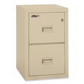 Office Filing Cabinets & Shelves | FireKing 2R1822-CPA Compact Turtle 17.75 in. x 22.13 in. x 27.75 in. 2 Legal/Letter File Drawers 1-Hour Fire Insulated Vertical File - Parchment image number 1