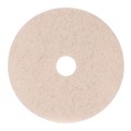 Cleaning & Janitorial Accessories | Boardwalk BWK4017NHE 17 in. Diameter Natural Hog Hair Burnishing Floor Pads - Tan (5/Carton) image number 0
