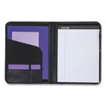 File Folders | Samsill 70810 Storage Pockets/Card Slots Writing Pad Professional Padfolio - Black image number 3