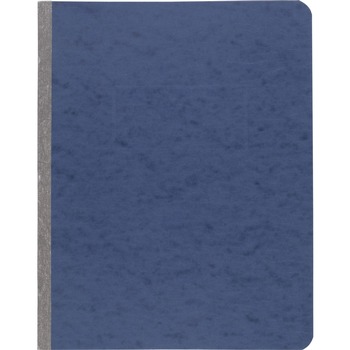 ACCO A7025973A 8.5 in. x 11 in. 3 in. Capacity Two-Piece Prong Fastener Pressboard Report Cover with Tyvek Reinforced Hinge - Dark Blue